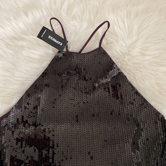 😍EXPRESS HOLIDAY SEQUIN CAMI - XS! - Picture 6 of 9